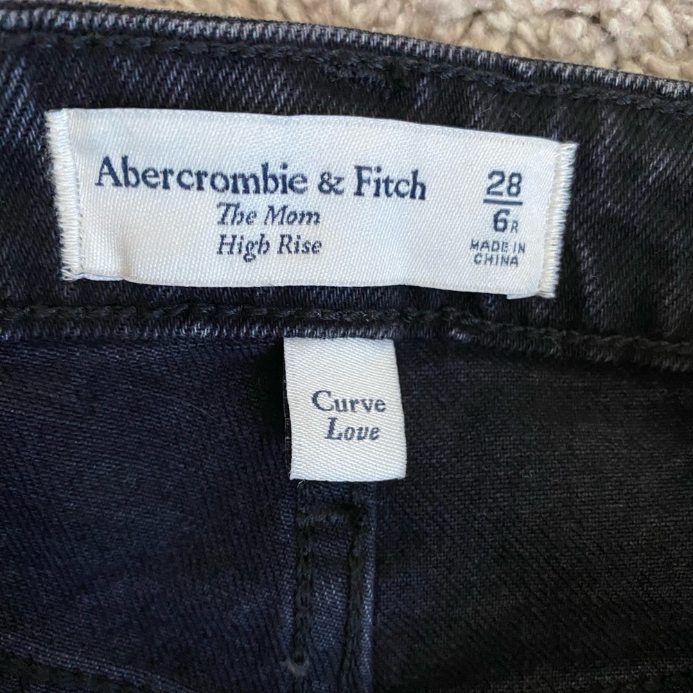 Abercrombie curve love mom jeans